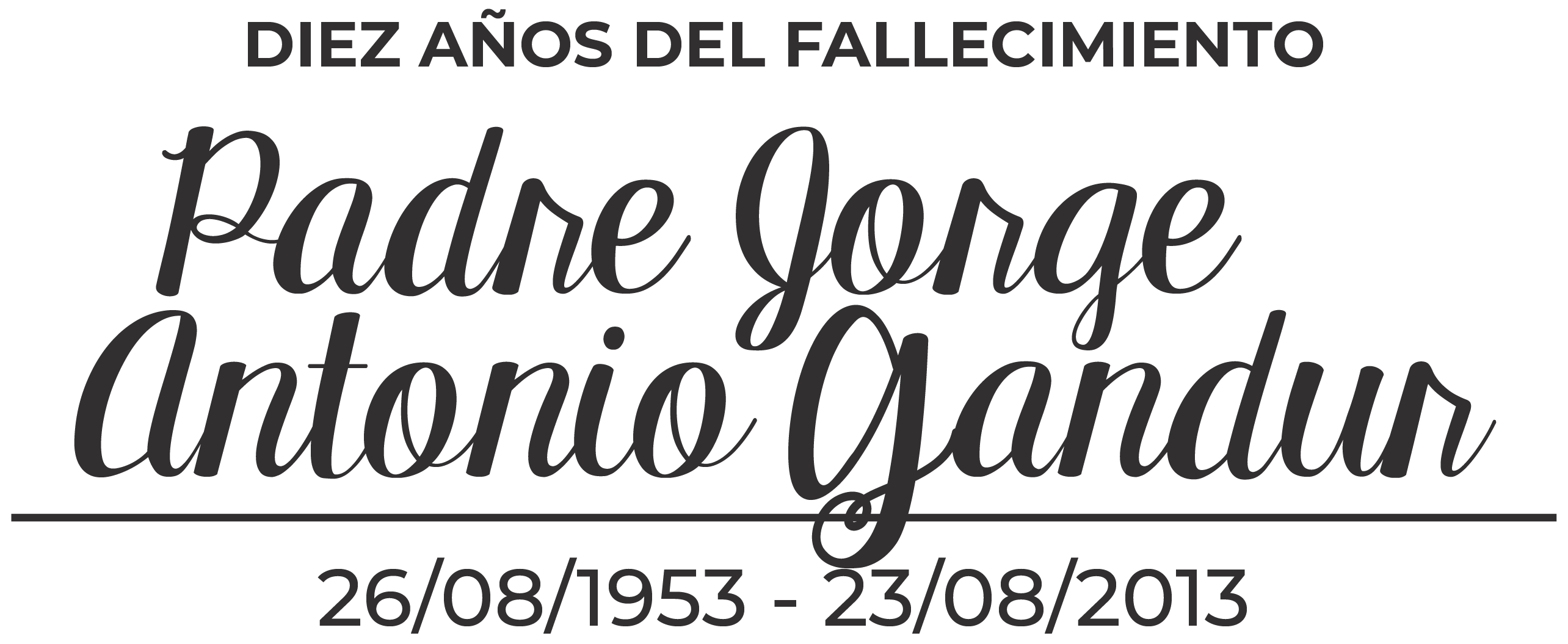Padre Jorge Antonio Gandur